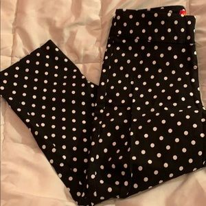 Polkadot CAPRI stretch pull on pant by krazy Larry